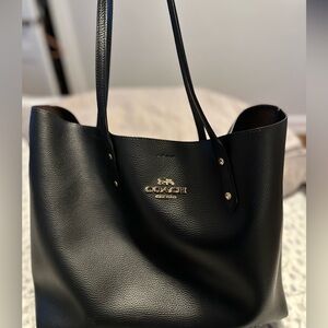 Large Leather Coach Tote